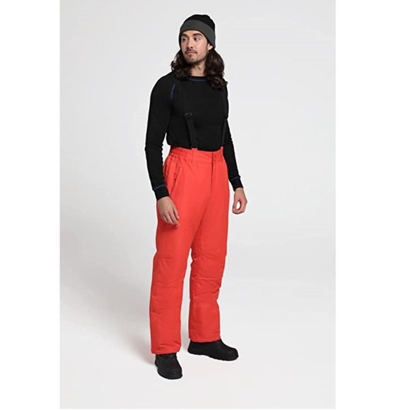 NWT Mountain Warehouse Men's Ski Pants Insulated Winter Salopettes $75 7C051 - Picture 1 of 7